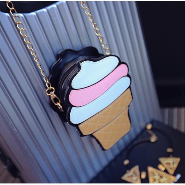 Korean version of the summer new personalized fashion ice cream cake bag casual shoulder bag diagonal female chain