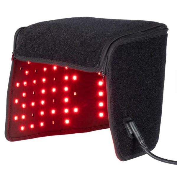 Tampão leve vermelho feito sob encomenda do tratamento da queda de cabelo do capacete da terapia para o alívio das dores