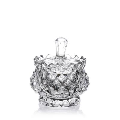 2022 Hot sale Classic Pattern Transparent Candy Storage Canister with home