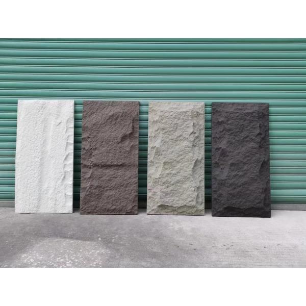 Los paneles de pared decorativos ultra ligeros de piedra 30m m artificiales artificiales de piedra de la PU de la losa