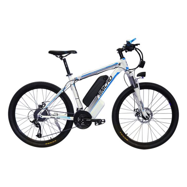 Black 6061 Aluminium Electric Bike , 26 Inch 350w E Bike CE Certification
