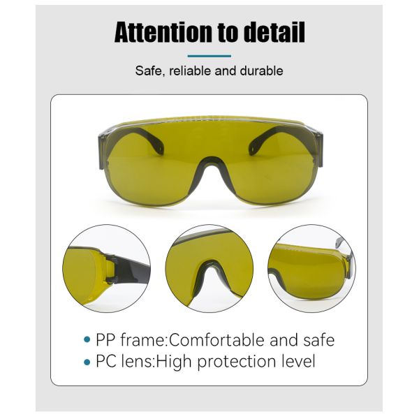 Laser glass eye protection glasses laser safety professional laser glasses ipl glasses OD6 LASER 532 450nm protective glasses laser eye protection co2 laser protection glasses laser level glasses
