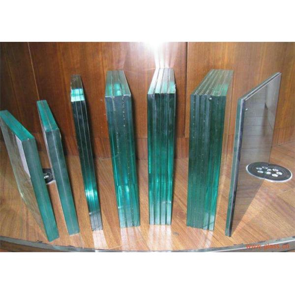 Bullet Proof Laminated Security Glass / Clear Laminated Glass For Bank