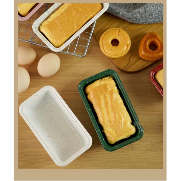 RED Kitchen Goodies 6 Inch Cake Mold Carbon Steel Bread And Toast Mold Baking Pan