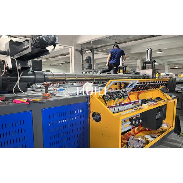 Línea de producción de fleje de PP de 0,4-1,2 mm de espesor, línea de extrusión de fleje, control PLC