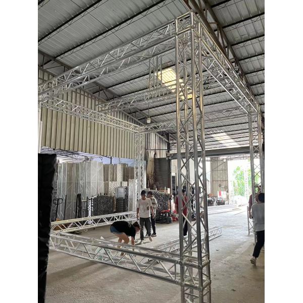 Custom Square Aluminium Exhibition Truss , 6082-T6 Aluminium Alloy Truss