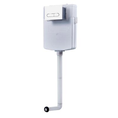 White In Wall Cistern Bottom Inlet Easy Installation Anti Condensation