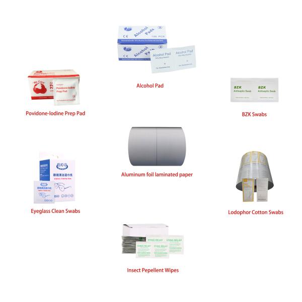 30-1100 мм ширина сложный метод алюминиевая фольга пленка рулон для очистки экрана салфетки упаковки