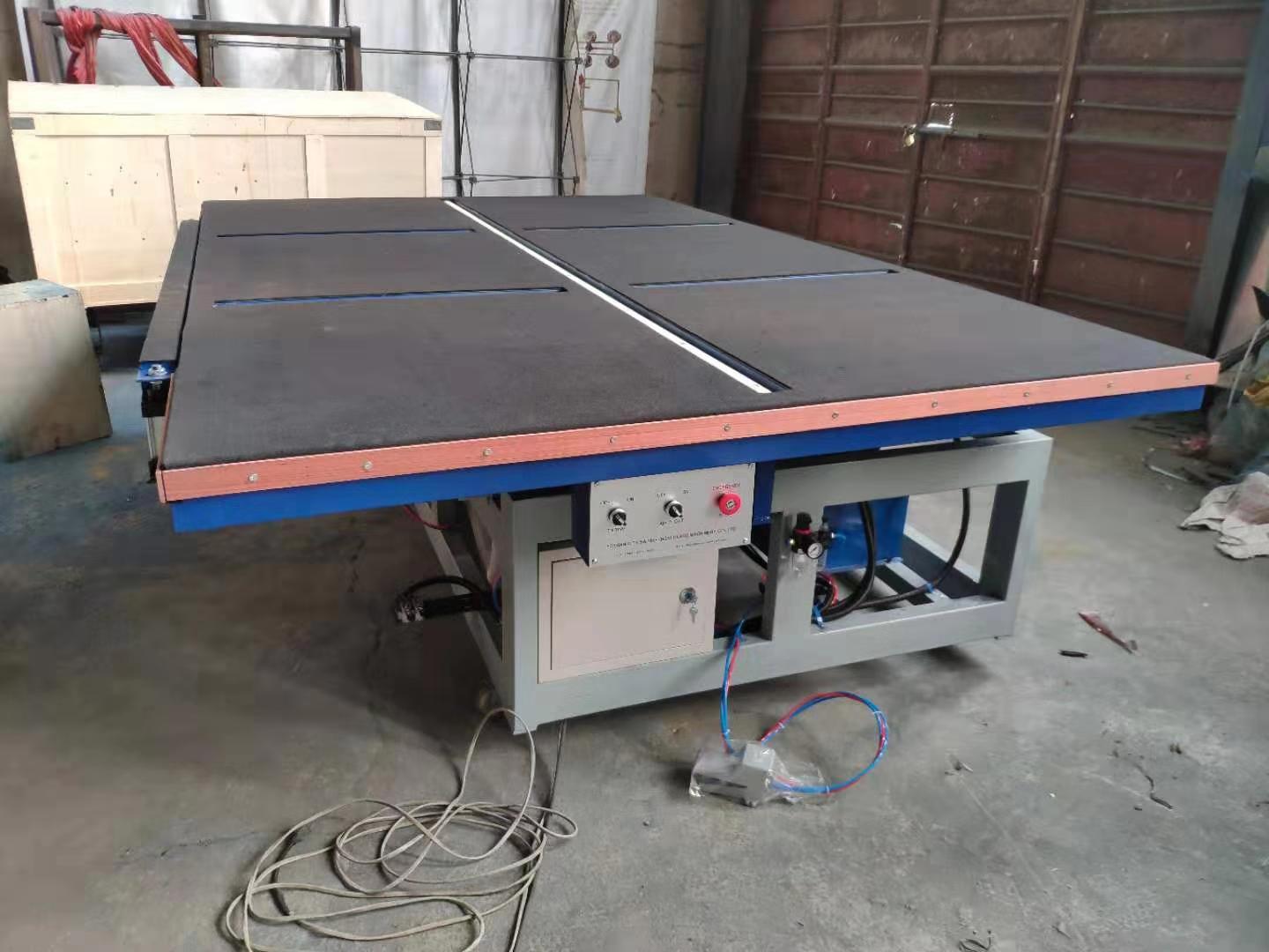 Effort-saving Air-float Glass Cutting Table With Tilting Mechanism For Easy Loading
