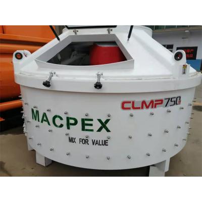MP750 Planetary Concrete Mixer 0.75 Cubic Meters Concrete Mixing Machine