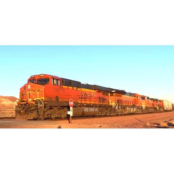 FCL Transport Services DDP Train Freight Shipping From China To USA