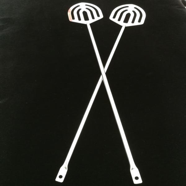 304 Stainless Steel Mash Paddle , Homemade Long Mixing Paddles Food Level 120g