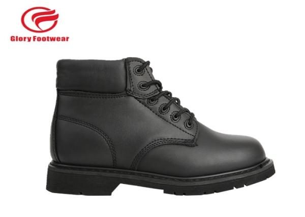 Men's Construction Goodyear Welt Safety Shoes , Bull Run Leather Insulated Work Boots