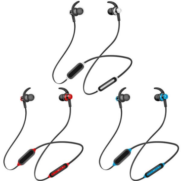 Black Blue Anti Drop Sports Bluetooth Earphones BT5.1 110mAH Battery