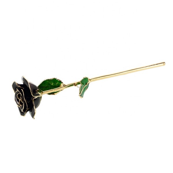 Golden Rose Beautiful Gold Black Rose Flowers Wedding Decoration Black Rose for Selling Gifts