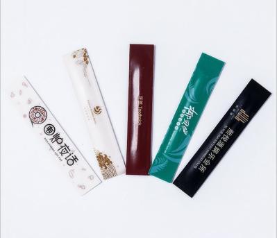 Natural Bamboo Toothpick with Personalized Logo and Paper Package Size 8.5cm*1.6cm
