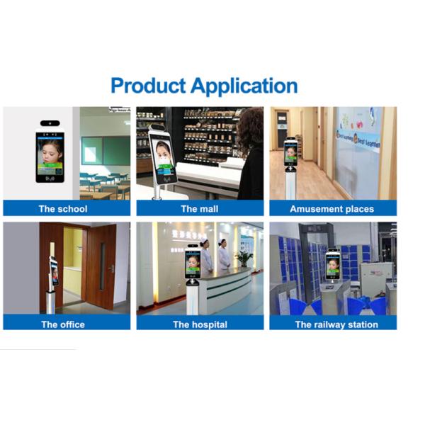Dynamic IR Camera Face Recognition Thermometers Access Control Terminal