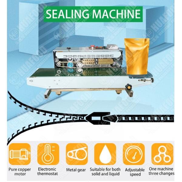 FR1000-II Horizontal sealing machine heat sealing machine continuous band sealer machine