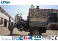 Máquina de tracción hidráulica de Max Intermittent Pull 60kN 450m m para la línea aérea que tira del piloto Rope