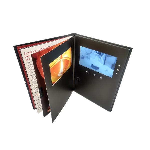 Брошюра Promo Facevideo видео-, выходя на рынок ODM видео- книги 4GB электронный