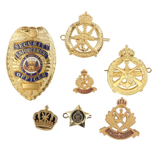 American Airline Metal Clothing Badges For Military Uniforms Oman Badges