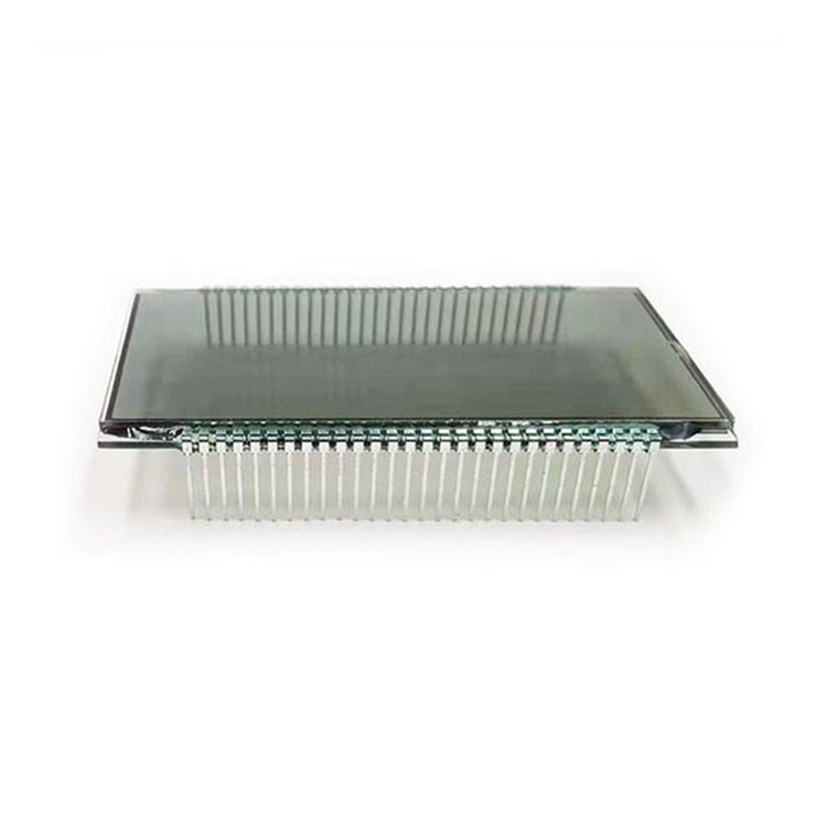 6digit 56 Pin Transparent Panel HTN Mono Seven Segment Lcd Panel Fuel Dispenser LCD Display