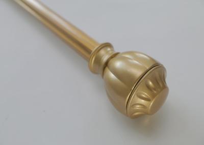 Medidores ajustáveis da cortina luxuosa Polos do ouro 28mm 5,8