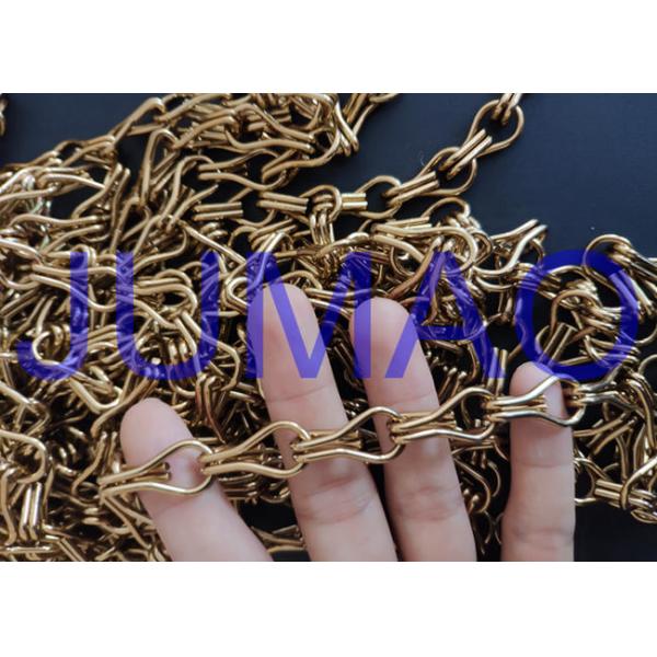 Aluminum Alloy Hanging Chain Room Dividers Easy Installed For Dubai Hotel / Spa