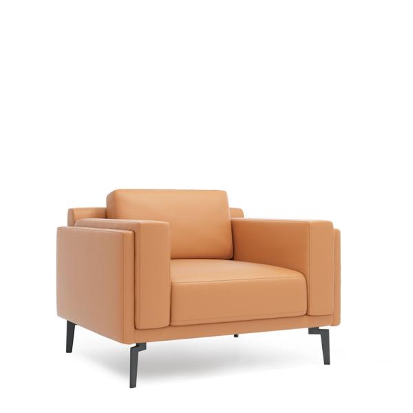 Canapé de bureau moderne et confortable avec cadre en bois