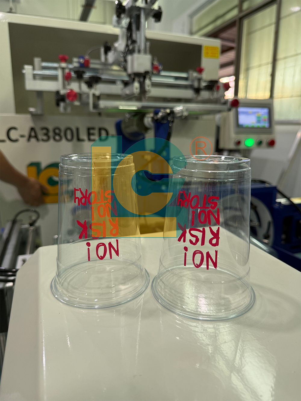 LC Automatic Three-Station Single-Color Cup Screen Printing Machine
