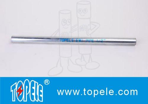 EMT Conduit And Fittings Carbon Steel Galvanised Tube , Electrical Metallic Tubing