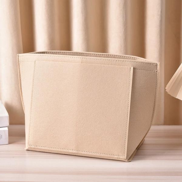 Purse Organizer Insert For Handbags & Base Shaper Set, Felt Organizer Insert Large Tote, Bag Organizer With Zipper Sizes, Fit Speedy Neverfull MM City And More