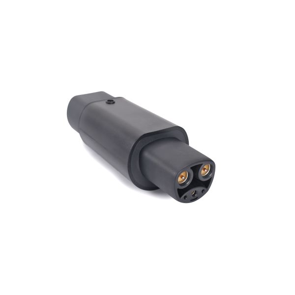 EVSE Adaptor 150A 1000V Electric Vehicle Car EV Charger Connector IEC 62196 Socket Type 2 to TESLA DC EV Adapter