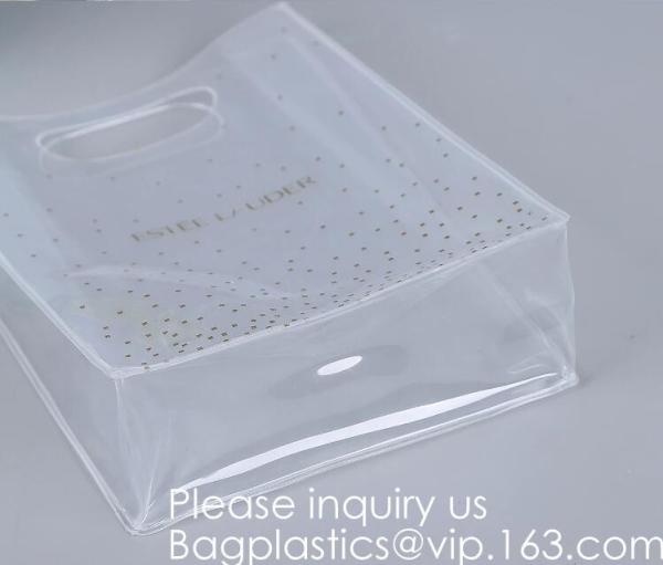 Stadium Approved Environmentally New Clear Tote PVC Shoulder Transparent Shopping Bag,Recycled Clear Pvc Shopping Tote B