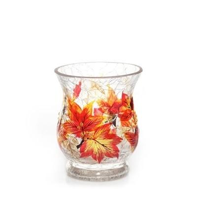 glass hurricane w/drawing