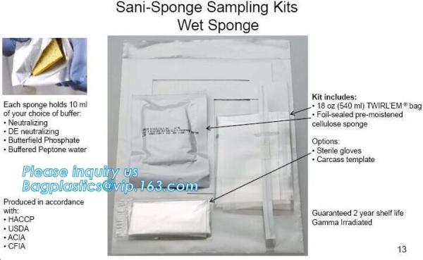 STETILE SAMPLING TWIRLEM BAG, STERILE BAG, ALLA FRANCE OMEGA Cole-Parmer SAINT-GOBAIN Nasco Burkard Dow Corning Nalgene