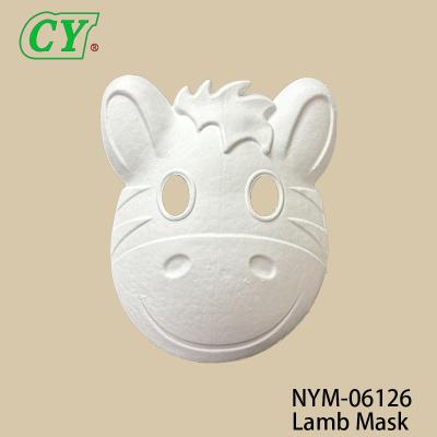 Eco-Friendly Biodegradable Pulp Molded Animal Mask Custom Drawable & Sprayable for Halloween Celebrations