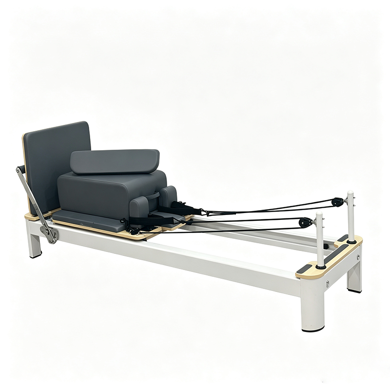 Fixed Microfiber Leather Studio Pilates Reformer Machine For Workout 90kg