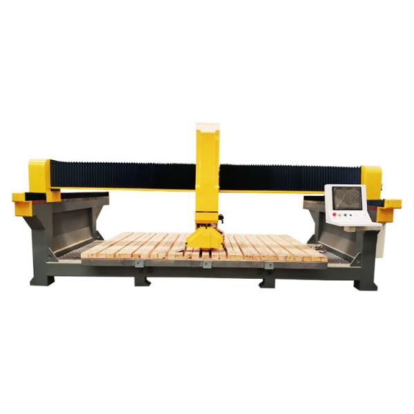 ZEUS 4 Axis 15kw Stone Cutting Machine Marble 3200mm Max Length 220V-380V 100mm Thickness Italian Motor CNC