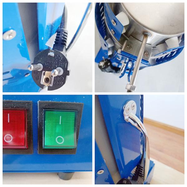 1100 fornalha de derretimento de derretimento da resistência da máquina 3kg do ouro do grau 1.5kw