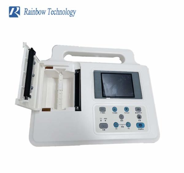 3 Channel Portable Ecg Monitor Electrocardiograph Machine Built In Printer