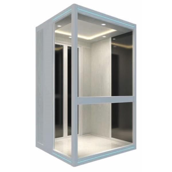 кабина украшения полностью совместного контроля 2000kg деревянная для панорамного лифта