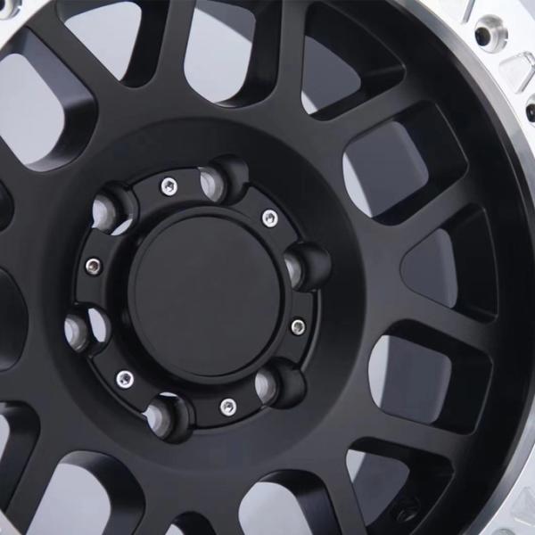 Off Road Wheels 6x1397 ET-30 Rims 4x4 TRD Beadlock Alloy Rims Steel Wheels Fits Y60 Y61 LC70 LC75 HJ60 LC80