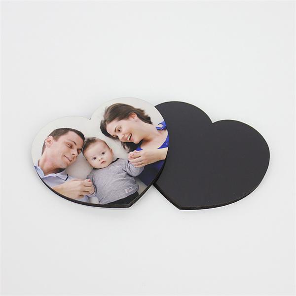 dIY Heart Shape MDF Photo Fridge Magnets