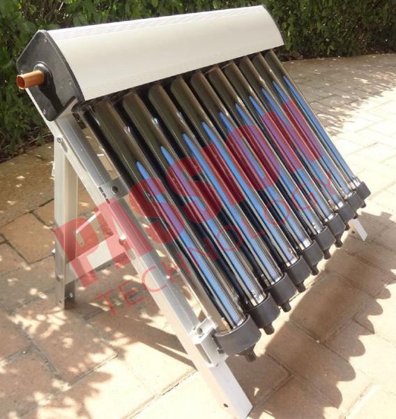 Coletor alto da tubulação de calor da absorção, a instalação lançada do telhado da água quente coletor solar