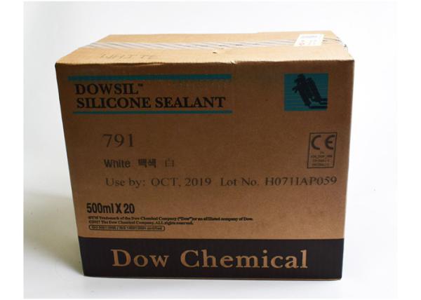 791 Weatherproofing One Part Neutral Curing Silicone Sealant White For Glass