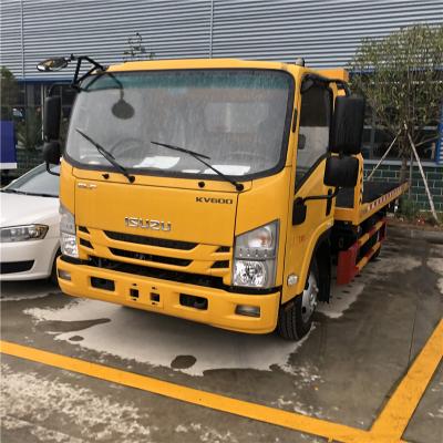 5 Tons KV600 Isuzu Japan Flatbed Truck Tow Truck Euro 5 Emission Standard