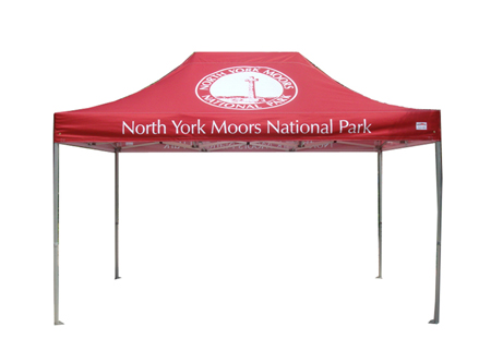 Anti UV Portable Canopy Tent CMYK Heat Transfer Printing Easy Maintenance