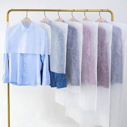 Wholesale Custom Logo Non-Woven Fabrics Dust Cover Garment Bags For Clothing Clothes Protecting Dusts Covers