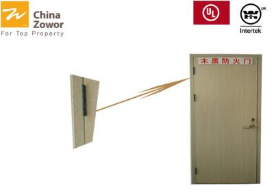 Laminating 1.5 Hr Fire Rated Commercial Wood Doors BS Certified